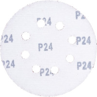 Круги абразивные шлифовальные перфорированные на ворсовой основе под липучку Profi 5 шт, 125 мм, Р24 CUTOP 85-615