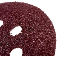 Круги абразивные шлифовальные перфорированные на ворсовой основе под липучку Profi 5 шт, 125 мм, Р24 CUTOP 85-615