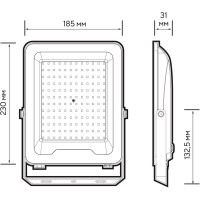 Светодиодный прожектор Jazzway PFL-V 100Вт 6500К IP65 ДО Pro 5039759