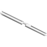 Алюминиевый однополосный карниз в сборе Эскар Katal 5, составной, 4.0 м 242453400