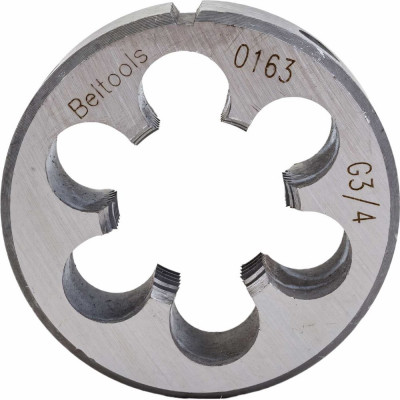 Плашка трубная G3/4" 14Н dнар.резьбы=26,441 D=55 мм Beltools ri.130.59