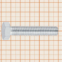 Болт FastenPro DIN 933 высокопрочный M12x60 2 шт. 14-0020584