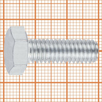 Болт FastenPro DIN 933 высокопрочный M10x30 6 шт. 14-0020582