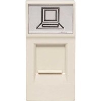 Розетка EKF RJ45 кат. 5e, 1 модуль E1MK015E-135-10