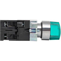 Переключатель EKF BD21 2P c зеленой подсветкой 230В NO PROxima xb2-bk21-g-230