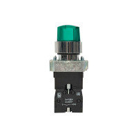 Переключатель EKF BD21 2P c зеленой подсветкой 230В NO PROxima xb2-bk21-g-230