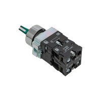 Переключатель EKF BD21 2P c зеленой подсветкой 230В NO PROxima xb2-bk21-g-230