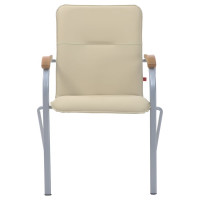 Стул Фабрикант Самба BOX2 искусственная кожа DO №122 кремовый Бук 1007 AL X1505567