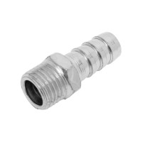 Штуцер с наружной резьбой 1/4" - елочка 10 мм ARMA M1/4-10