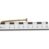 Шуруп для дерева Fischer fpf-sz 4,5x60 yzp, жёлт. цинк, 30 шт. 653960