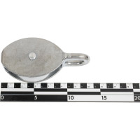 Одинарный блок Bohrer пластик, цинк, 2 1/2" 65 мм, под трос 16 мм BOP-65