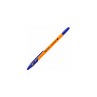 Шариковая ручка BRAUBERG Ultra Orange синяя, узел 0,7 мм, чернила Германия, наконечник Швейцария, 50 шт. 143562