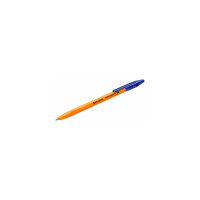 Шариковая ручка BRAUBERG Ultra Orange синяя, узел 0,7 мм, чернила Германия, наконечник Швейцария, 50 шт. 143562