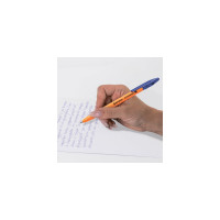 Шариковая ручка BRAUBERG Ultra Orange синяя, узел 0,7 мм, чернила Германия, наконечник Швейцария, 50 шт. 143562