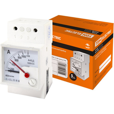 Амперметр TDM ELECTRIC А45Д 1000/5А-1,5 SQ1102-0306
