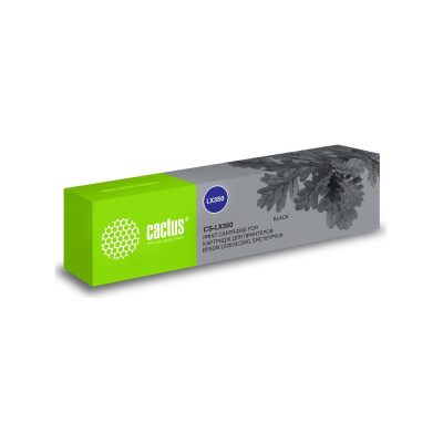 Матричный картридж для epson lx350/lq350/erc19/vp80k Cactus черный CS-LX350 476930