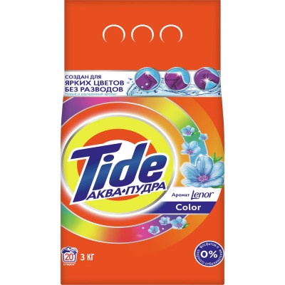 Порошок Tide СМС автомат Color Lenor Scent 3 кг 700650