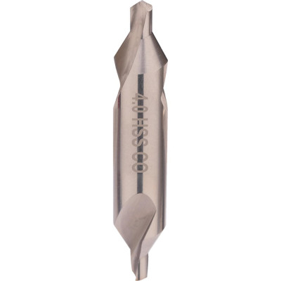Сверло центровочное тип А 4.0x56.0x10.0 мм DIN333 HSSE-Co5 H-Tools 11-036-LC009