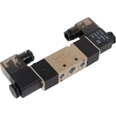 Пневмораспределитель 5/2 4V220-08-DC 24V G1/4" NBPT 57629