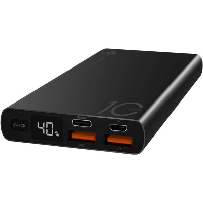 Внешний аккумулятор NAVITEL 10000А алюминий черный PowerBank PWR10 AL BLACK