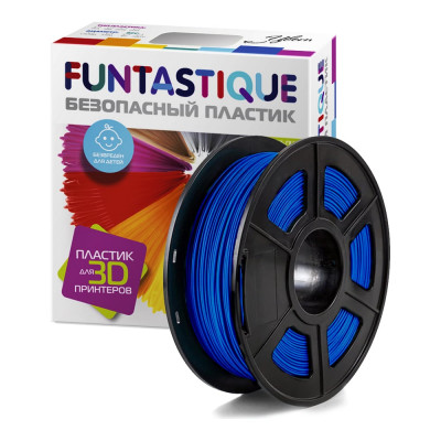 Пластик в катушке FUNTASTIQUE petg, 1.75 мм, 1 кг, синий PETG-1KG-BL