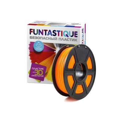 Пластик в катушке FUNTASTIQUE pla, 1.75 мм, 1 кг, оранжевый PLA-1KG-OR