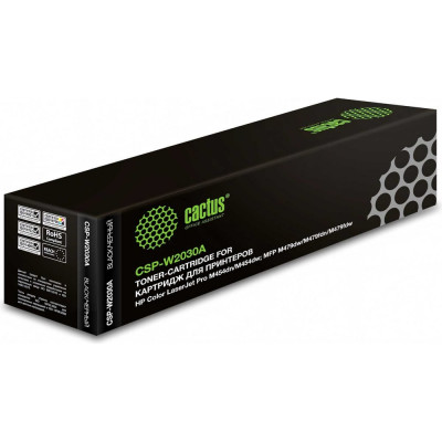 Лазерный картридж Cactus CSP-W2030A черный, 2400 страниц, для HP LJ M454/MFP M479 1885824