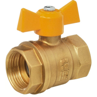 Шаровой кран БАЗ 11Б27п1 DN15 PN40 вр/нр бабочка, серия Standart  .А31.1.25.НГ.40 БАЗ.А10.1.15.НГ.40