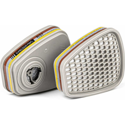 Противогазовый фильтр RESPIK класс защиты А1B1E1 R57, 2 шт RS57