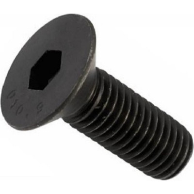 Винт Море-Метизов DIN 7991, класс прочности 10.9,, оксид, M5x12 мм,5 шт. VINT79915125M