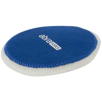 Круг полировальный меховой, белый, 180 мм, липучка синяя Abraforce 163434