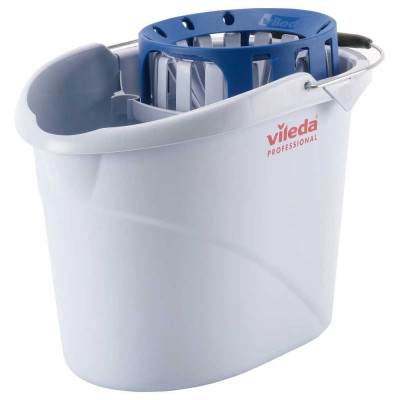 Ведро с системой отжима Vileda Professional 1531 Супер-Моп, голубой, арт.122705/102645/10662/122704/162137