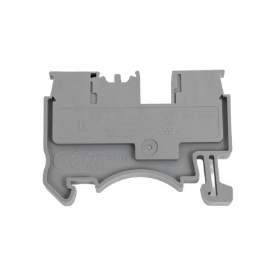 Клемма на дин-рейку Degson, 2.5 кв.мм, push-in, серая, 100 штук DS2.5-01P-11-00Z(H)