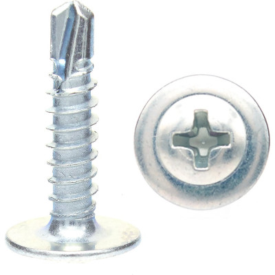 Саморез с прессшайбой BOWT сверло, 4,2x19, 500 шт. P02360