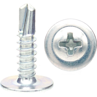 Саморез с прессшайбой BOWT сверло, 4,2x16, 500 шт. P02355