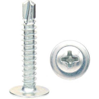 Саморез с прессшайбой BOWT сверло, 4,2x25, 500 шт. P02365