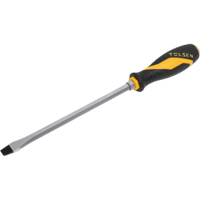 Шлицевая отвертка TOLSEN GRIPro Slotted 10.0 мм, 200 мм, силовая 20119