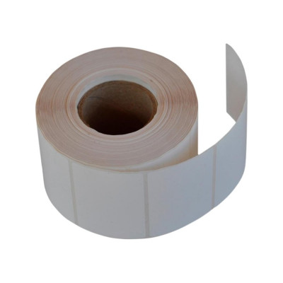 Термотрансферные этикетки ООО Комус пп 43x25 мм, втулка 40, 1000 шт. в рулоне 490237