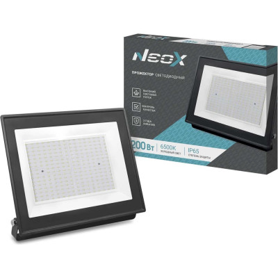 Светодиодный прожектор Neox ДДО-8 200Вт 230В 6500К 21000Лм 105лм/Вт IP65 4690612037110