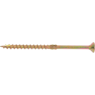 Конструкционный саморез КРЕП-КОМП потайной Torx, желтый цинк, 4.0x70 мм, 200 шт. скт470