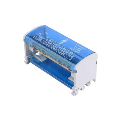 Нулевая шина в корпусе на DIN-рейку Рувинил 2x11 ШНК-2х11-дин