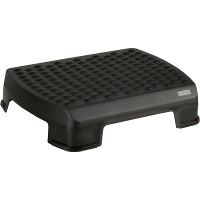 Подставка для ног Стамм рельефная поверхность, черная ПДН-30482