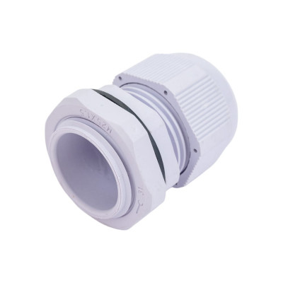 Сальник STEKKER pg19 диаметр проводника 12-15 мм , ip54, серый (diy упаковка 2 шт), 49379