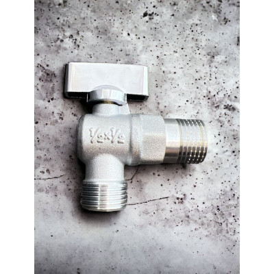 Шаровой кран шаровый GRIALE угловой 1/2" нр x 1/2" нр наружная-наружная резьба A151