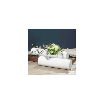 Кашпо SCHEURICH Schale Canna INSPIRIO керамика, d40, h8см, белый 061700