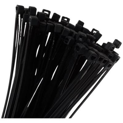 Нейлоновый хомут ЭЛЕКТРОБС 3.6x400 мм, стандартный, цвет черный 21009