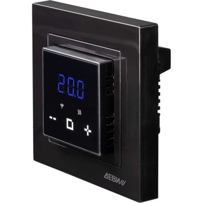Терморегулятор ДЕВИ classy c wi-fi, с датчиком пола, черный, 16а 140F1069R