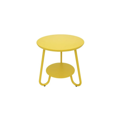 Журнальный столик Bergenson Bjorn Stian, диаметр 50 см, желтый BB0000465
