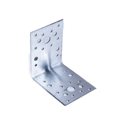 Усиленный крепежный уголок BILTI 90x65 мм, 50 шт. Б-КУЗ-90*65-Х671