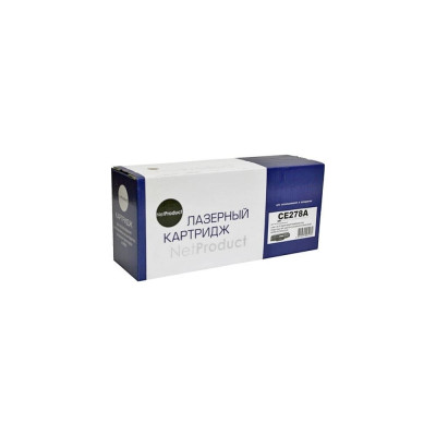 Картридж Netproduct CE278A / HP 78A с чипом, для HP LJ Pro P1566/P1606dn/M1536dnf, 2,1K N-CE278A
